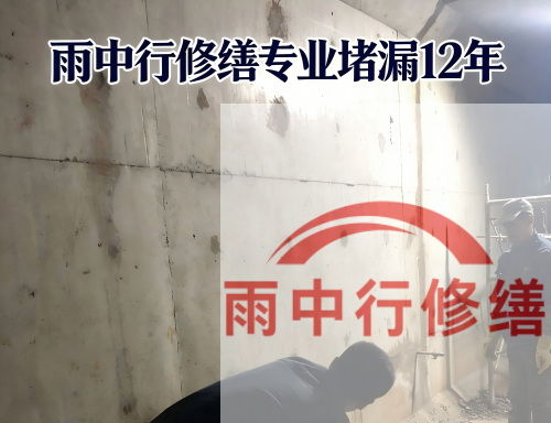 平顶山某商场电梯井堵漏案例